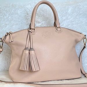 ✨Tory Burch Blush Pink Leather Satchel